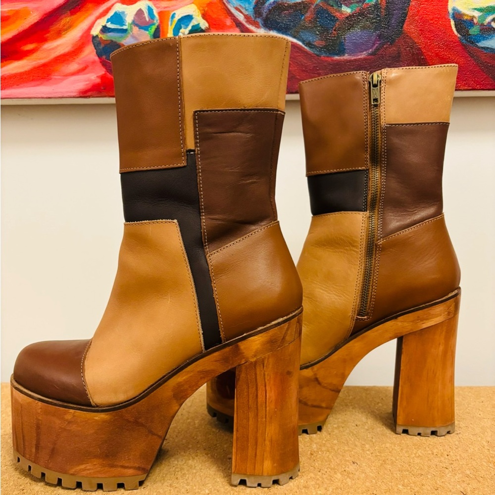 Steve Madden Tonic Patchwork Platforms